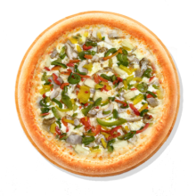 12. FIRENZE - 30cm; Соус, Сыр Моцарелла, Курица, Паприка, Ананас