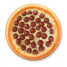8. PEPPERONI - 40cm; Kaste, Juust Mozzarella, Pepperoni